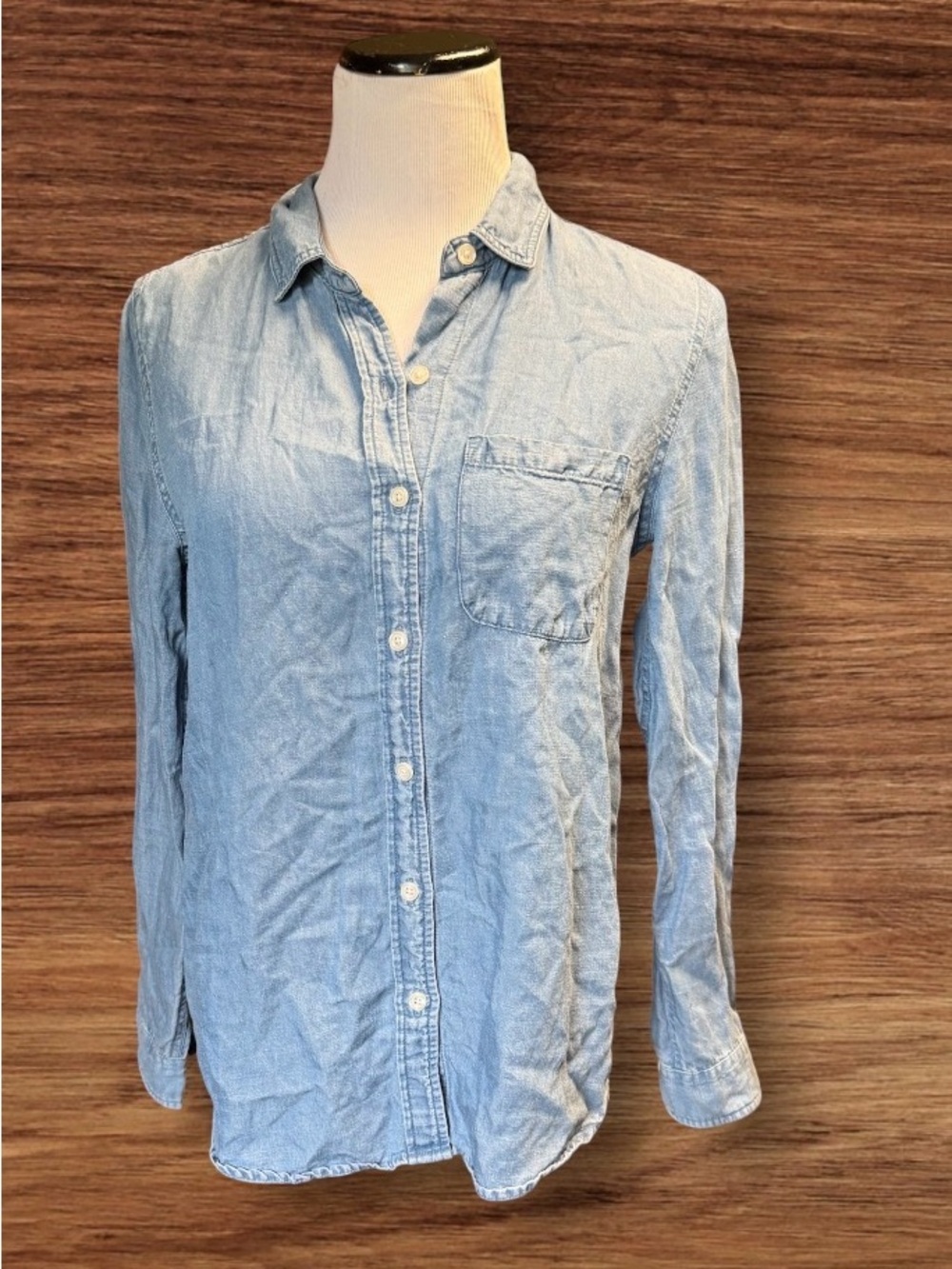 EUC Marine Layer Button Down Denim Top SZ M